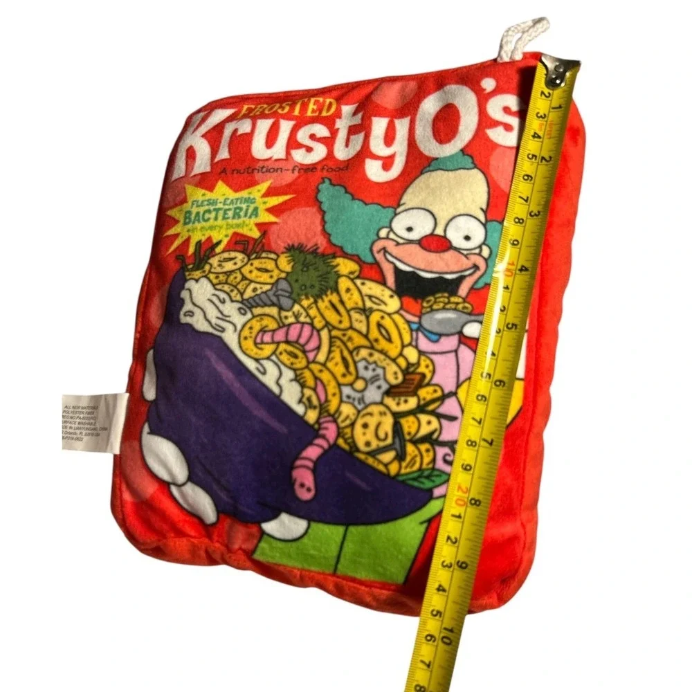 Simpsons Krusty Plush Stuffed Animal Toy Krusty O's Cereal Universal Studios 10